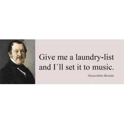 Magnet/Give me a laundry-list